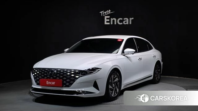 Hyundai The New Grandeur IG Hybrid 2021 Белый из Кореи