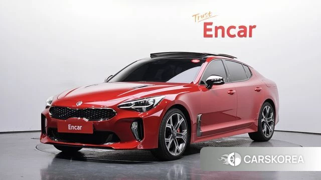 Kia Stinger 2018 Красный из Кореи