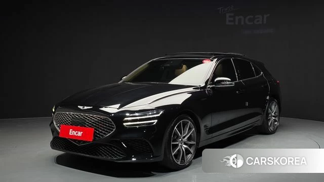 Genesis The New G70 Shooting Brake 2022 Черный из Кореи