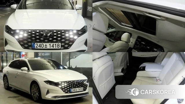 Hyundai The New Grandeur IG 2022 Белый из Кореи