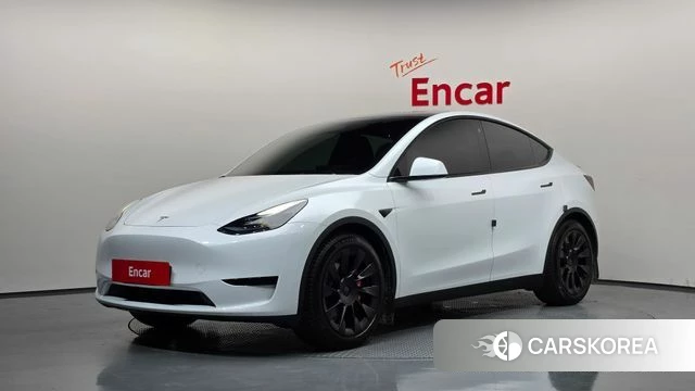 Tesla Model Y 2023 Белый из Кореи