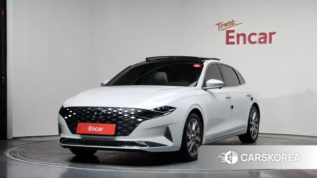 Hyundai The New Grandeur IG Hybrid 2020 Белый из Кореи