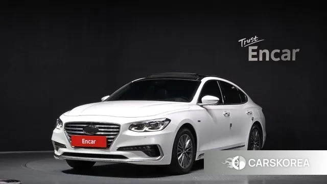 Hyundai Grandeur IG Hybrid 2018 Белый из Кореи