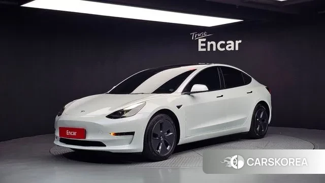 Tesla Model 3 2022 Белый из Кореи