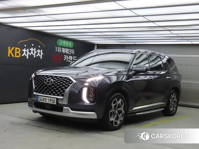 Hyundai Palisade 2021 Серый из Кореи