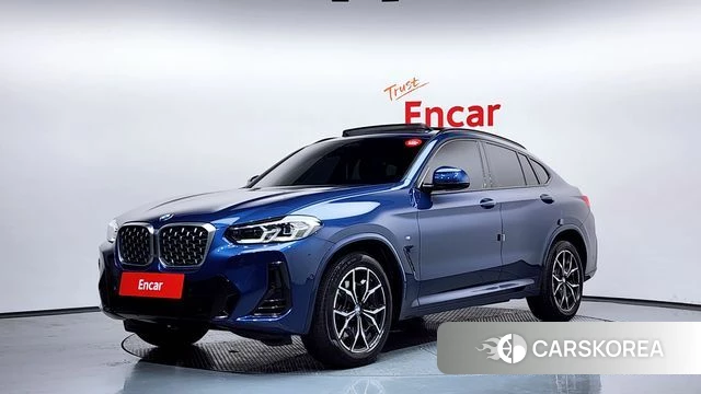 BMW X4 (G02) 2023 Синий из Кореи