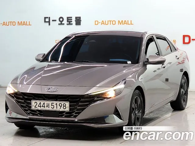 Hyundai Avante Hybrid (CN7) 2021 Серый из Кореи
