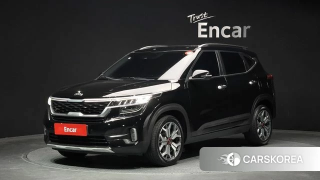 Kia Seltos 2020 Черный из Кореи