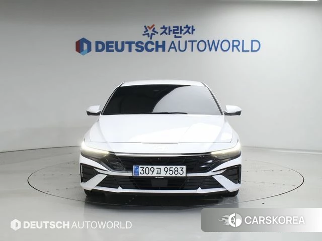 Hyundai The New Avante Hybrid (CN7) 2023 Белый из Кореи