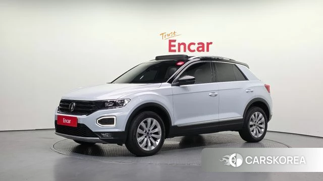 Volkswagen T-Roc 2022 Серебряный из Кореи