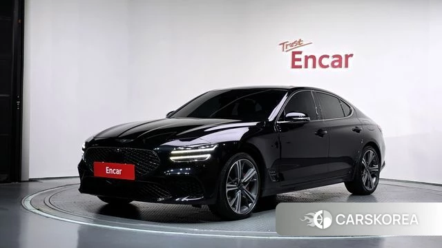 Genesis The New G70 2024 Черный из Кореи