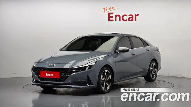 Hyundai Avante Hybrid (CN7) 2022 Серый из Кореи