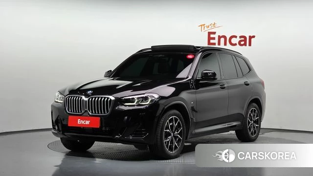 BMW X3 (G01) 2022 Черный из Кореи