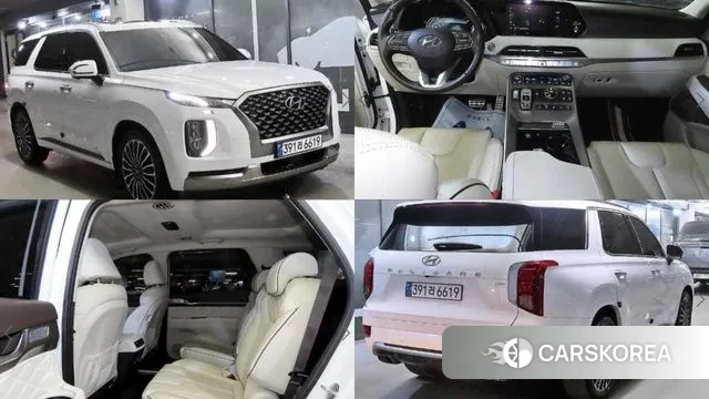 Hyundai Palisade 2022 Белый из Кореи