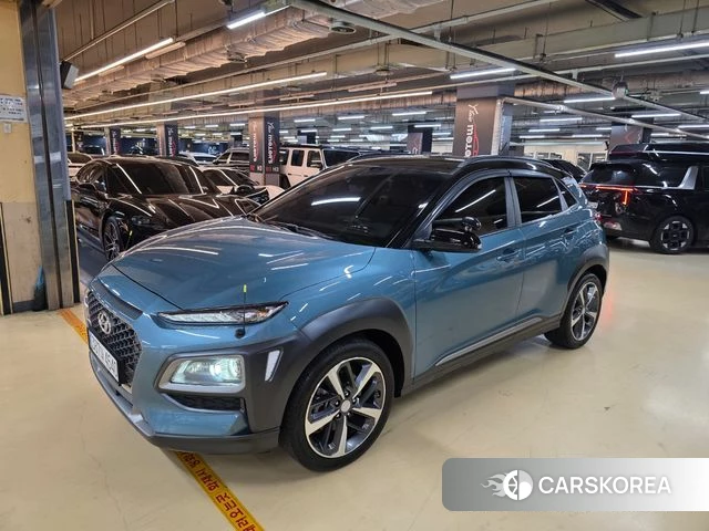 Hyundai Kona 2018 Небесно-голубой из Кореи