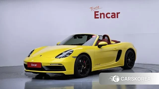 Porsche 718 Boxster 2022 Желтый из Кореи