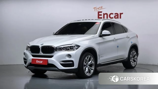 BMW X6 (F16) 2018 Белый из Кореи