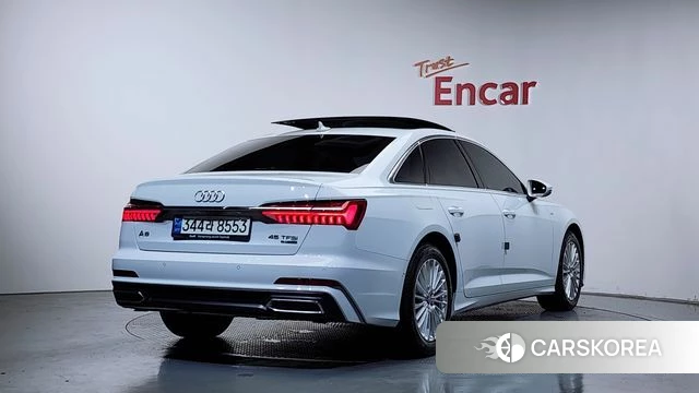 Audi A6 (C8) 2021 Белый из Кореи