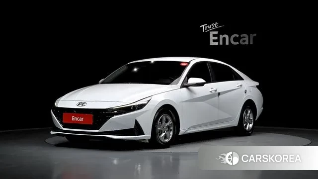 Hyundai Avante (CN7) 2020 Белый из Кореи
