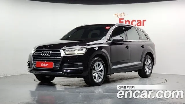 Audi Q7 (4M) 2019 Черный из Кореи
