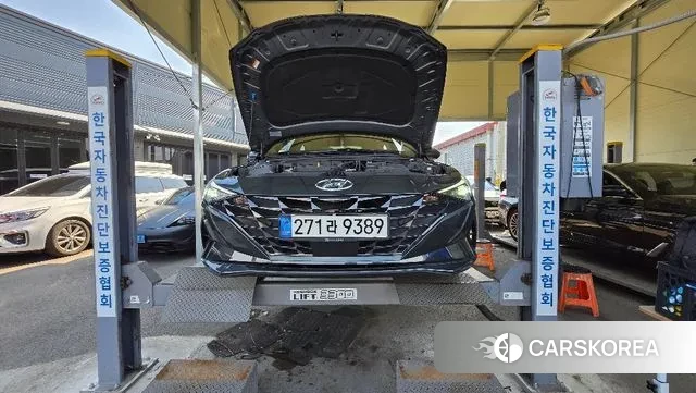 Hyundai Avante (CN7) 2021 Серый из Кореи