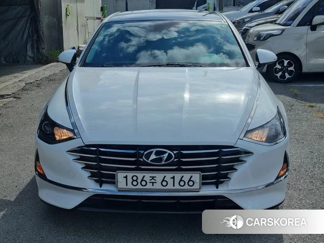 Hyundai Sonata (DN8) 2019 Белый из Кореи