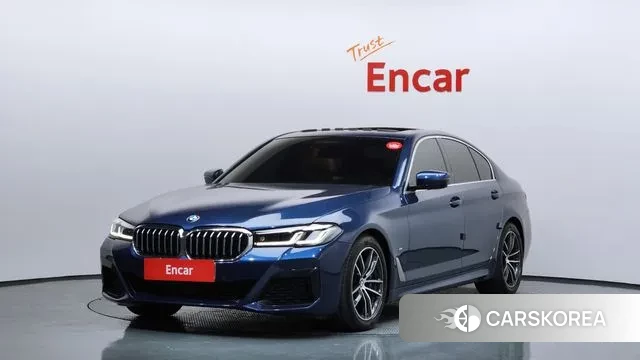 BMW 5 Series (G30) 2021 Синий из Кореи