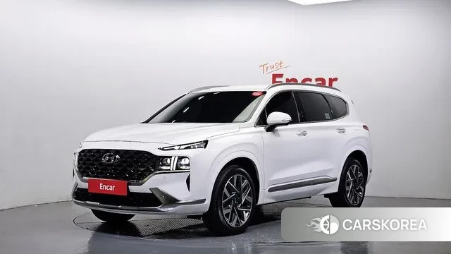 Hyundai The New Santa Fe 2023 Белый из Кореи