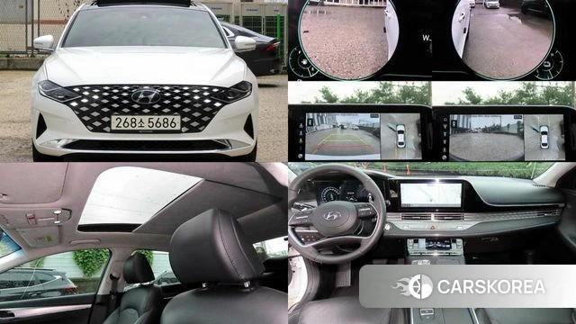 Hyundai The New Grandeur IG Hybrid 2022 Белый из Кореи