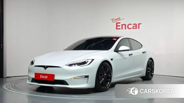 Tesla Model S 2023 Белый из Кореи