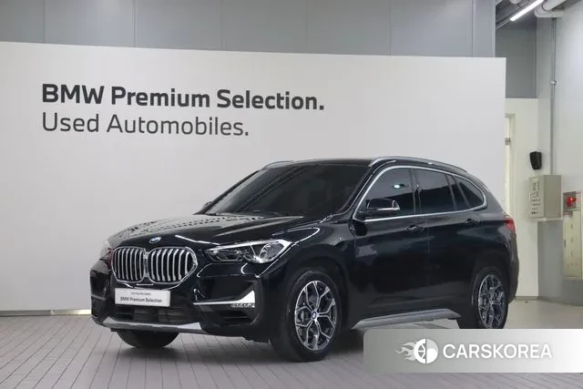 BMW X1 (F48) 2021 Черный из Кореи