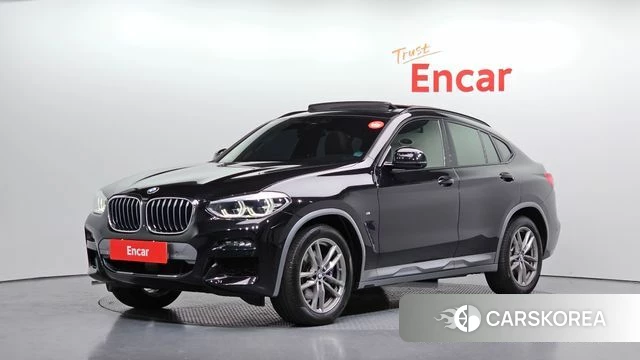 BMW X4 (G02) 2021 Черный из Кореи
