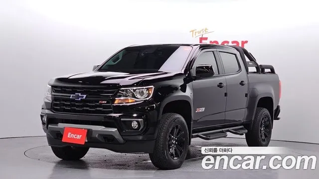 Chevrolet (GM Daewoo) Real New Colorado 2021 Черный из Кореи