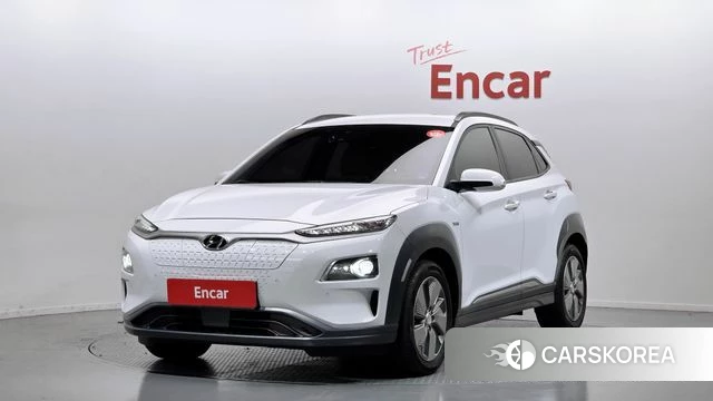Hyundai Kona Electric 2019 Белый из Кореи