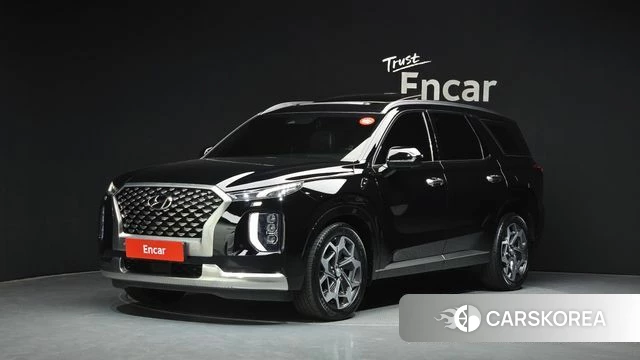 Hyundai Palisade 2022 Черный из Кореи