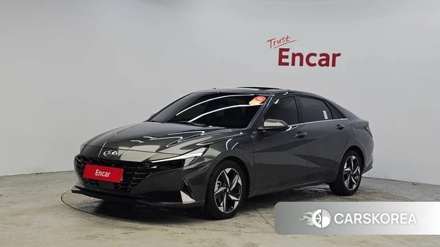 Hyundai Avante (CN7) 2022 Серый из Кореи