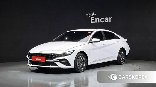 Hyundai The New Avante (CN7) 2024 Белый из Кореи