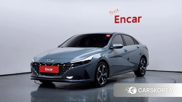 Hyundai Avante (CN7) 2020 Черный из Кореи