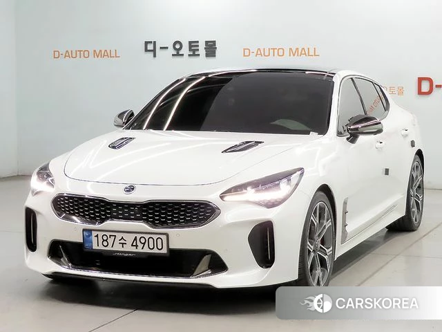 Kia Stinger 2019 Белый из Кореи