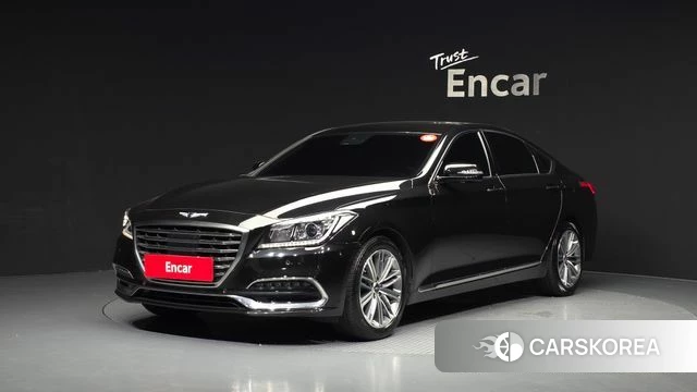 Genesis G80 2018 Черный из Кореи