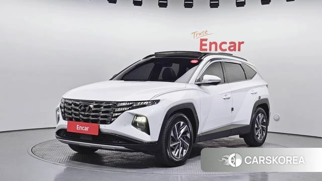 Hyundai Tucson Hybrid (NX4) 2020 Белый из Кореи