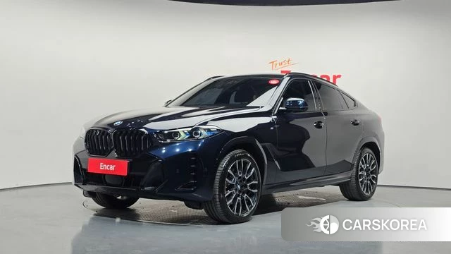 BMW X6 (G06) 2024 Черный из Кореи