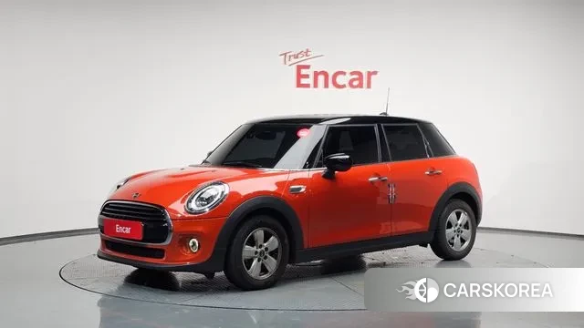 Mini Cooper 2021 Оранжевый из Кореи