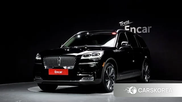 Lincoln Aviator 2nd generation 2022 Черный из Кореи