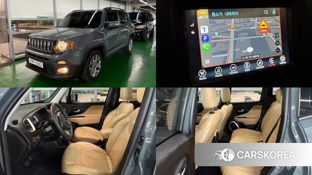 Jeep Renegade 2018 Серый из Кореи