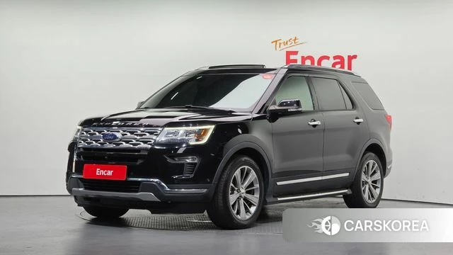 Ford Explorer 2018 Черный из Кореи