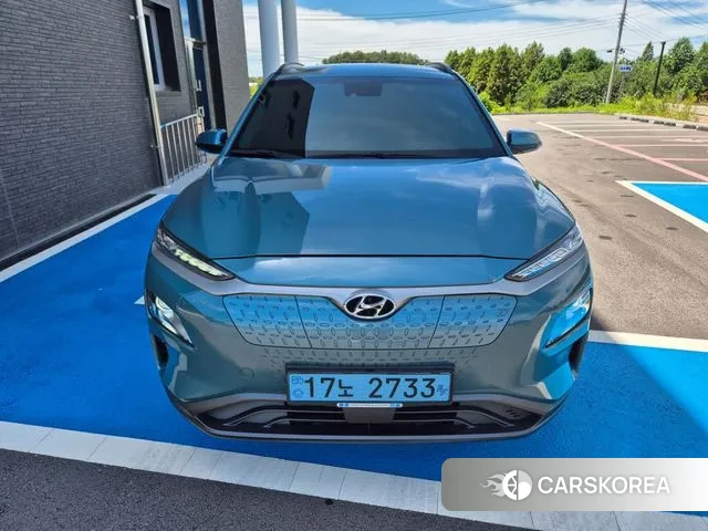 Hyundai Kona Electric 2019 Синий нефрит из Кореи
