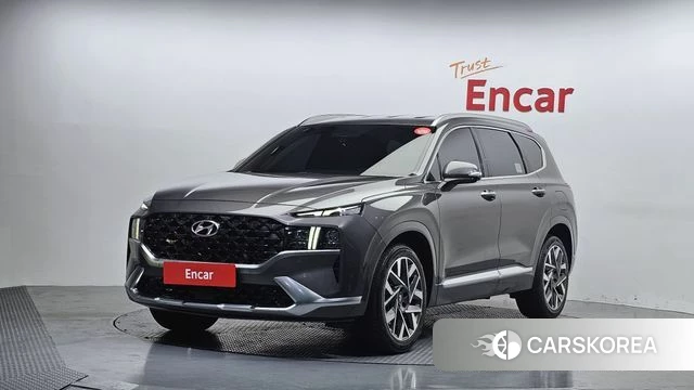 Hyundai The New Santa Fe 2021 Серый из Кореи