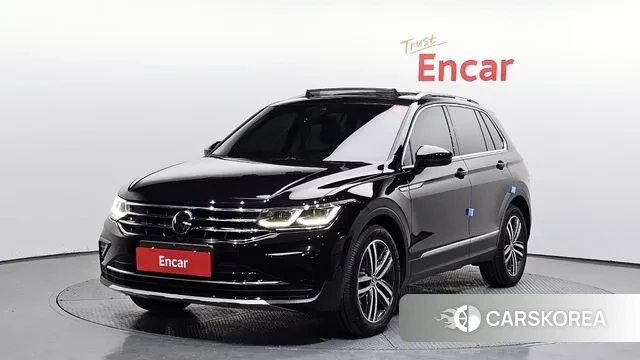 Volkswagen Tiguan Allspace 2024 Черный из Кореи