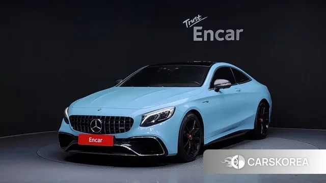 Mercedes-Benz S-Class W222 2019 Небесно-голубой из Кореи